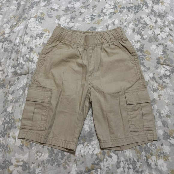 The Children’s Place Boys Khaki Cargo Shorts Size 6 – Pull-On Elastic Waist - Picture 1 of 3